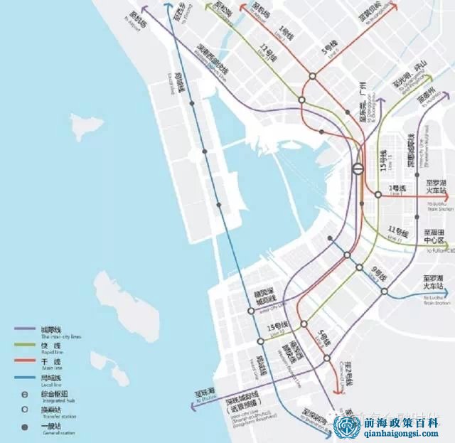 前海合作區公路網
