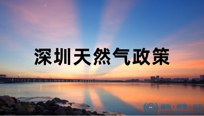 深圳前海天然氣貿(mào)易政策符合要
